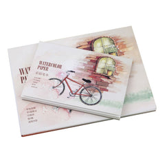 12-Sheet A5/A6 Watercolor Sketchbook Drawing Paper