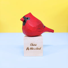 Hand-Carved Cardinal Bird DIY Painting Kit