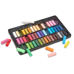 Soft Square Pastels Half-Sticks 50-Piece Set