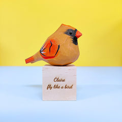 Hand-Carved Cardinal Bird DIY Painting Kit