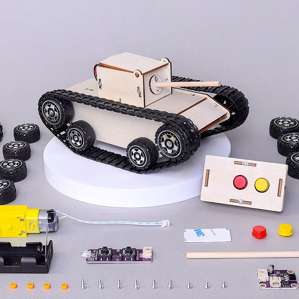 Remote-Controlled Tank DIY STEM Educational Toy