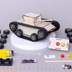 Remote-Controlled Tank DIY STEM Educational Toy