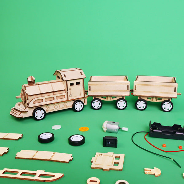 DIY Train Building STEM Educational Toy Kit