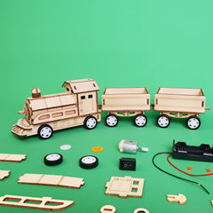 DIY Train Building STEM Educational Toy Kit