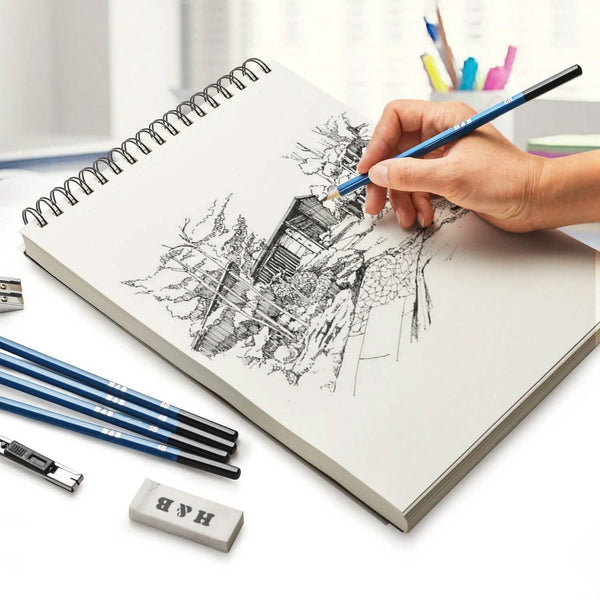 2-Pack 9x12-Inch 100-Sheet Spiral Sketch Pads