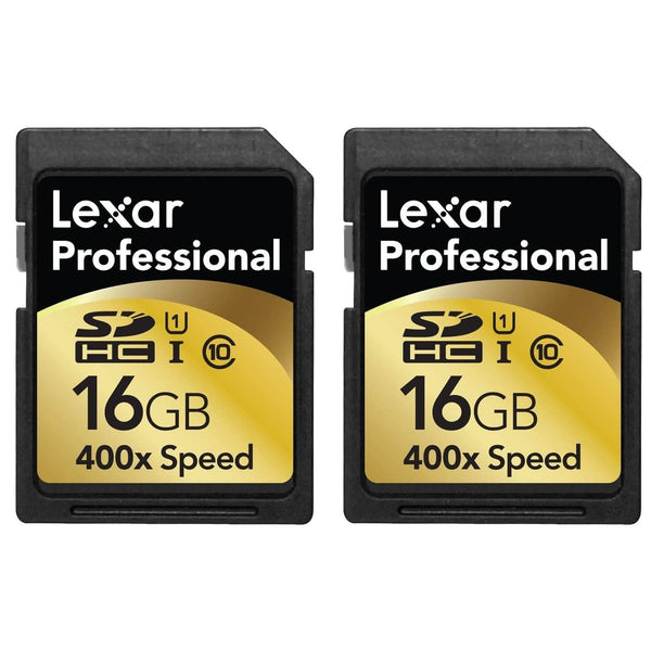 Professional 400x 16GB SDHC Memory Cards