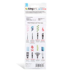Nylon 10-Piece Acrylic Watercolor Brushes