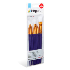 Nylon 10-Piece Acrylic Watercolor Brushes