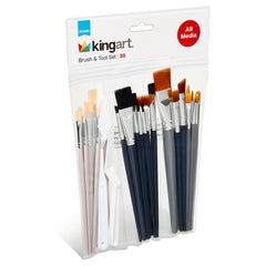 Studio 35-Piece Nylon Bristle Brush Set