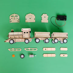 DIY Train Building STEM Educational Toy Kit