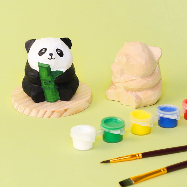 Paint Your Own Wooden Panda Craft Kit