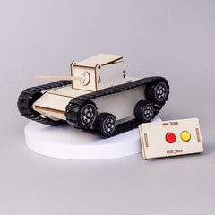 Remote-Controlled Tank DIY STEM Educational Toy