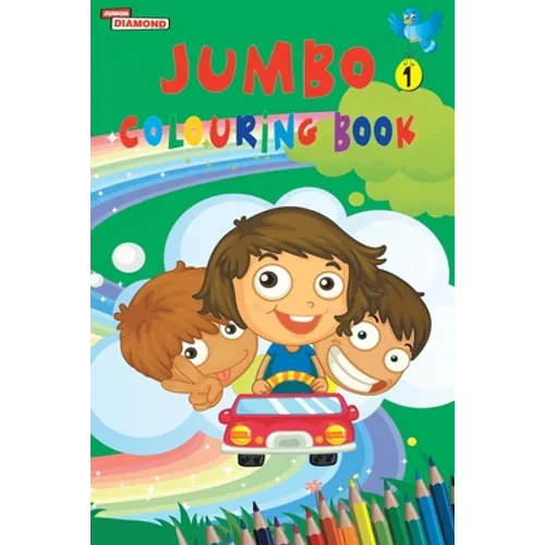 Jumbo Coloring Book For Kids Ages 4-8