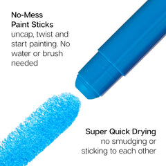 Tempera Paint Sticks 60-Color Creative Art Set