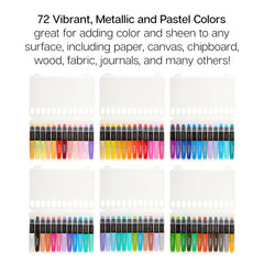 Mixed Media Gel Stick Crayons 72-Color Set