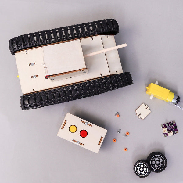 Remote-Controlled Tank DIY STEM Educational Toy