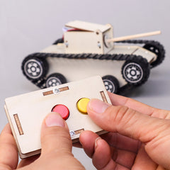 Remote-Controlled Tank DIY STEM Educational Toy