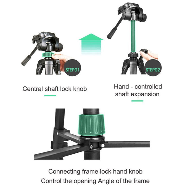 360° Rotating Adjustable Mobile Phone Camera Tripod