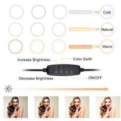 10-Inch LED Ring Light Stand
