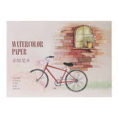 12-Sheet A5/A6 Watercolor Sketchbook Drawing Paper