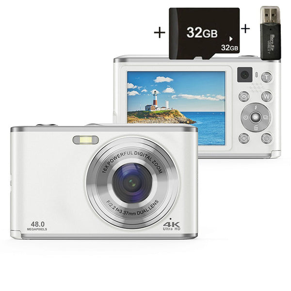 DC306 HD Dual-Camera Autofocus Student Digital Camera
