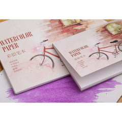 12-Sheet A5/A6 Watercolor Sketchbook Drawing Paper