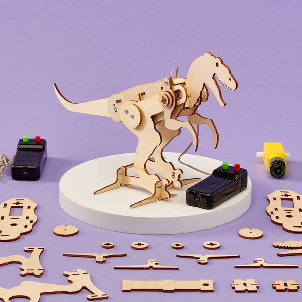 DIY T-Rex Dinosaur Robot STEM Educational Toy