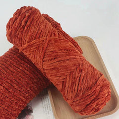 95g Chenille Soft Velvet Knitting Crochet Yarn