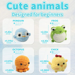 Animal Series Crochet Starter Kit For Beginners