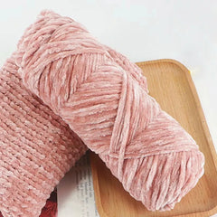 95g Chenille Soft Velvet Knitting Crochet Yarn