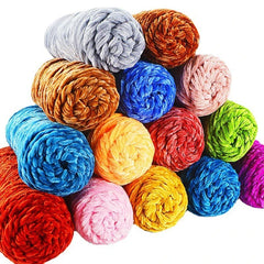 95g Chenille Soft Velvet Knitting Crochet Yarn