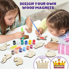 DIY Wooden Glow-In-Dark Magnet Craft Kit