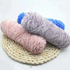 95g Chenille Soft Velvet Knitting Crochet Yarn