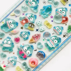 3D Sanrio Character Jelly Crystal Decorative Stickers