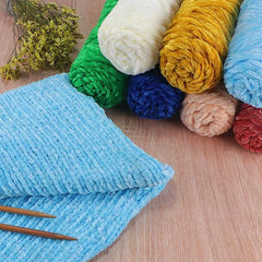 95g Chenille Soft Velvet Knitting Crochet Yarn