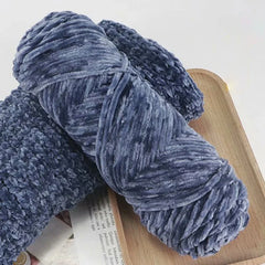 95g Chenille Soft Velvet Knitting Crochet Yarn