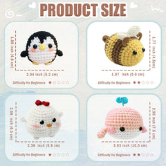 Animal Series Crochet Starter Kit For Beginners