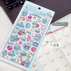 3D Sanrio Character Jelly Crystal Decorative Stickers