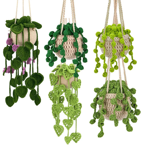 Crochet Hanging Plant Knitting Kit