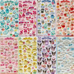 3D Sanrio Character Jelly Crystal Decorative Stickers