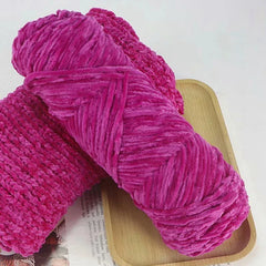 95g Chenille Soft Velvet Knitting Crochet Yarn
