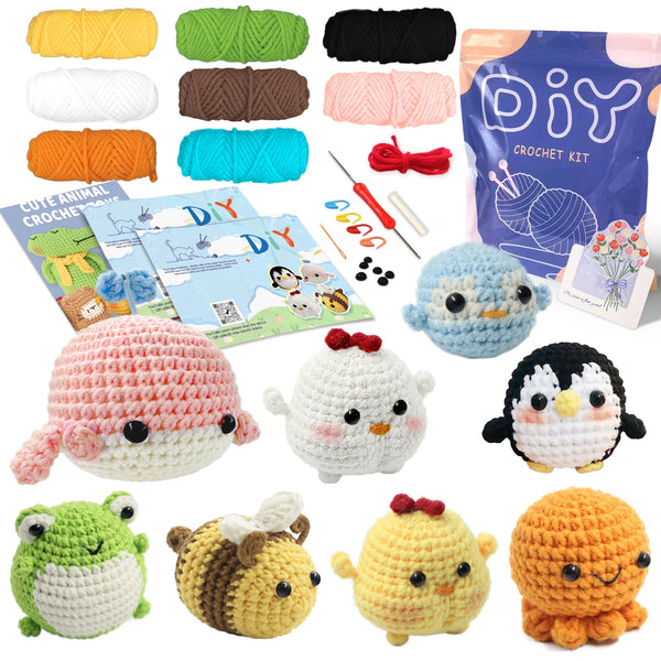 Animal Series Crochet Starter Kit For Beginners