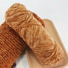 95g Chenille Soft Velvet Knitting Crochet Yarn