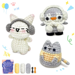 Animal Series Crochet Starter Kit For Beginners