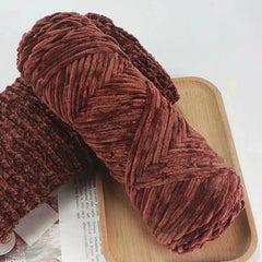 95g Chenille Soft Velvet Knitting Crochet Yarn