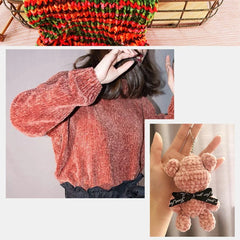 95g Chenille Soft Velvet Knitting Crochet Yarn