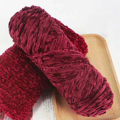 95g Chenille Soft Velvet Knitting Crochet Yarn