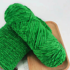 95g Chenille Soft Velvet Knitting Crochet Yarn