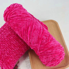 95g Chenille Soft Velvet Knitting Crochet Yarn