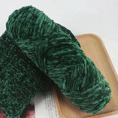 95g Chenille Soft Velvet Knitting Crochet Yarn